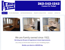 Tablet Screenshot of bannerbuildersllc.com